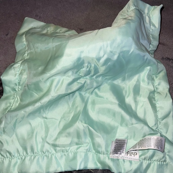 Carter's Child of Mine Lamb Lovey White Green Baby Security Blanket Plush - Picture 5 of 7